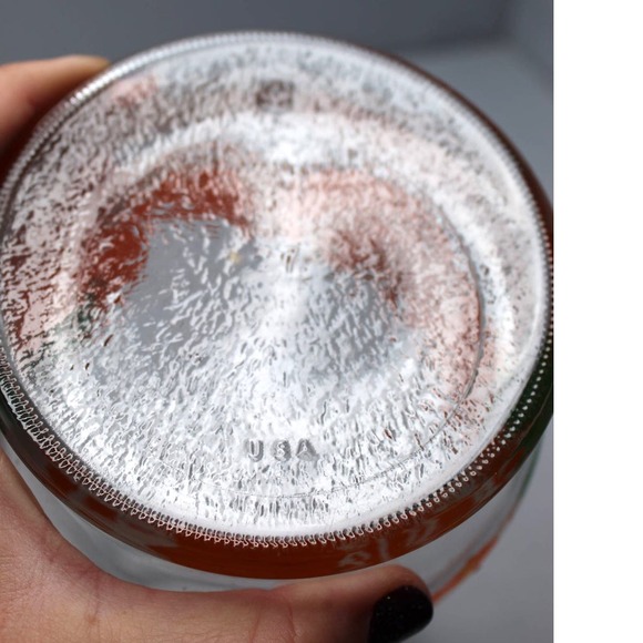 Vintage Anchor Hocking Orange juice carafe glass graphic Florida - Picture 8 of 10